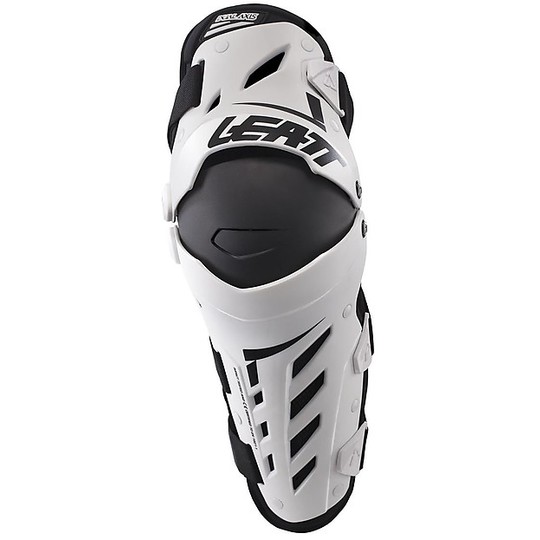 Genouillères Enduro Leatt - Protection Moto/blanc Noir - Taille S/M - Coque Rigide 3DF Ventilée