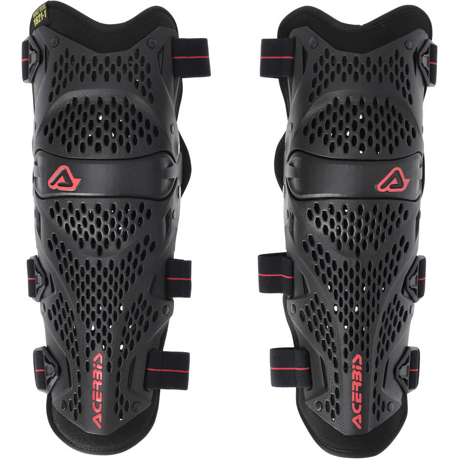 Genouillère Acerbis Impact Pro Motocross Enduro Noire
