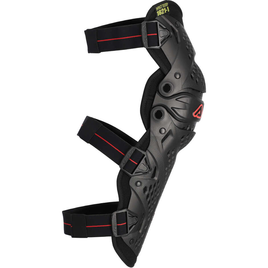 Genouillère Acerbis Impact Pro Motocross Enduro Noire