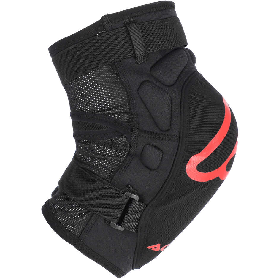 Genouillères souples Acerbis pour enfants, rouges