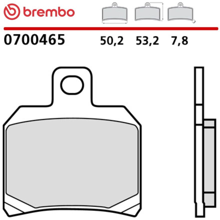 Genuine Brembo 700465 Motorcycle Brake Pads