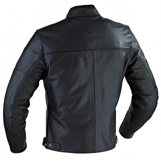 Genuine Leather Motorcycle Jacket Ixon Copper Black Rock