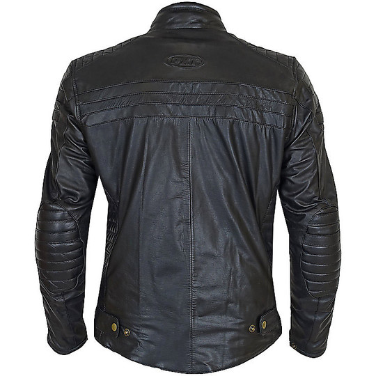 Genuine Moto Soft Leather Jacket PXT Stripes Lady All Black