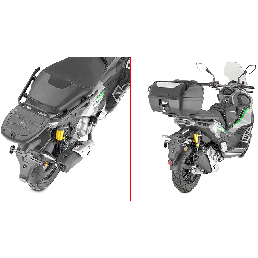 Gepäckträger für Givi SR9501 Monolock-Topcase für KL Brera X 125-300 (22 > 24)