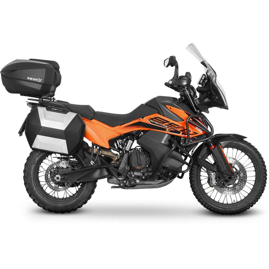 Gepäckträger für Shad Top Master Top Case speziell für KTM 790 R/ADV (20-24); 890 n. Chr. (22-24); 1050 n. Chr. (14-16); 1090 R ADV (14-19); 1190 ADV/R (14-16); 1290 ADV R/S/T (14-20); HYUSQVARNA Norden 901 (23-24)
