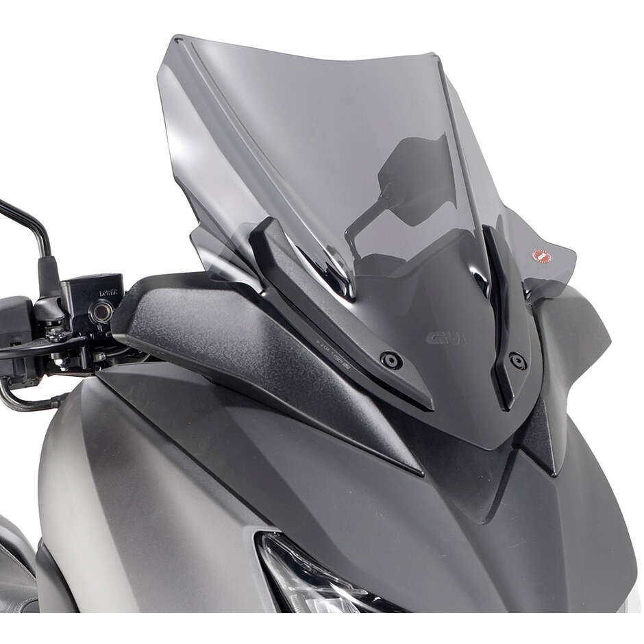 Geräucherte niedrige Sport-Windschutzscheibe Givi D2136S für Yamaha X-MAX 125 (18 > 22); X-Max 300 (17 > 22); X-MAX 400 (18 > 21)