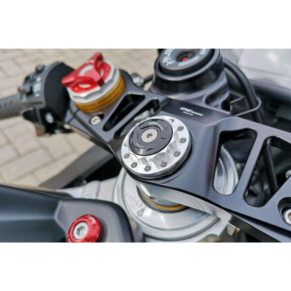 GH100 Aprilia CNC Racing Vorbaumutter schwarz