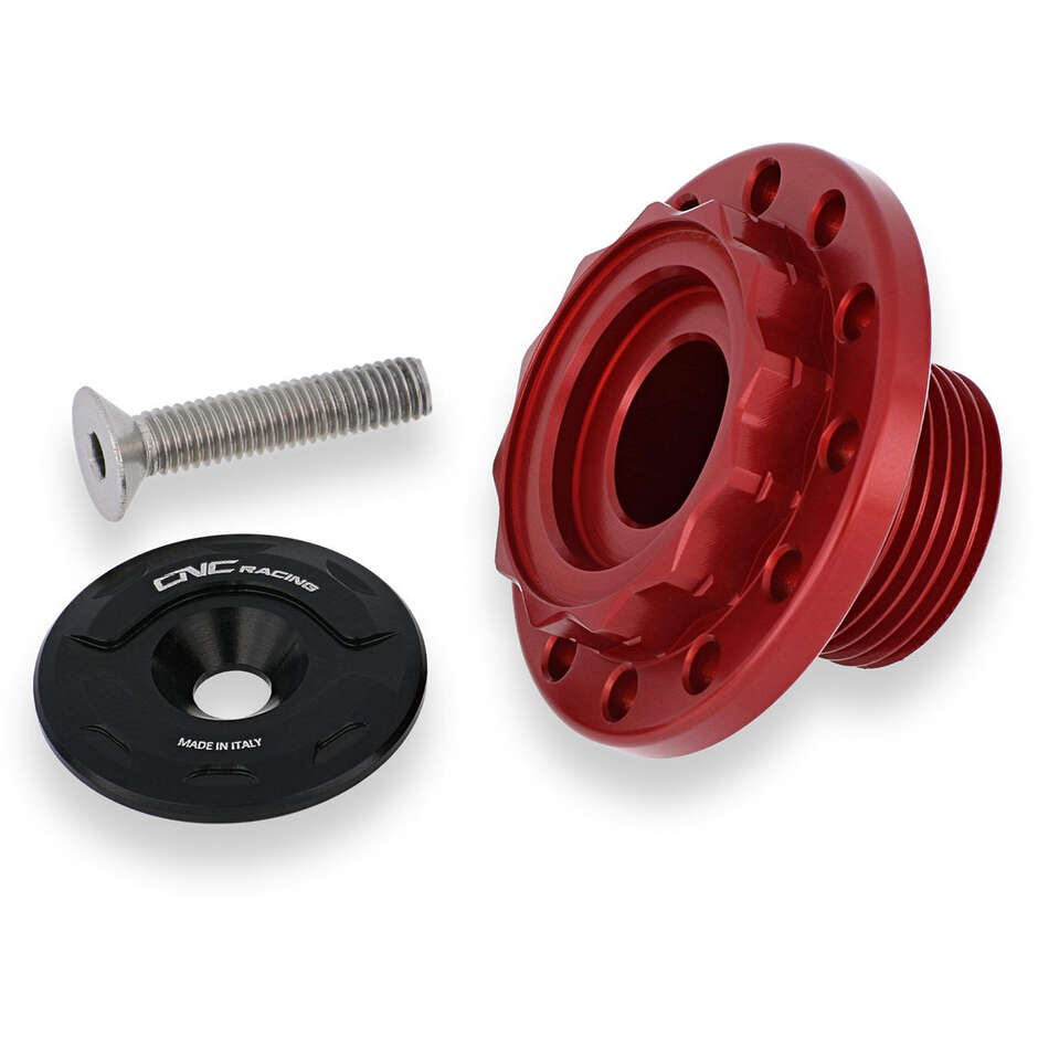 GH101 Moto Guzzi CNC Racing Stem Nut Black