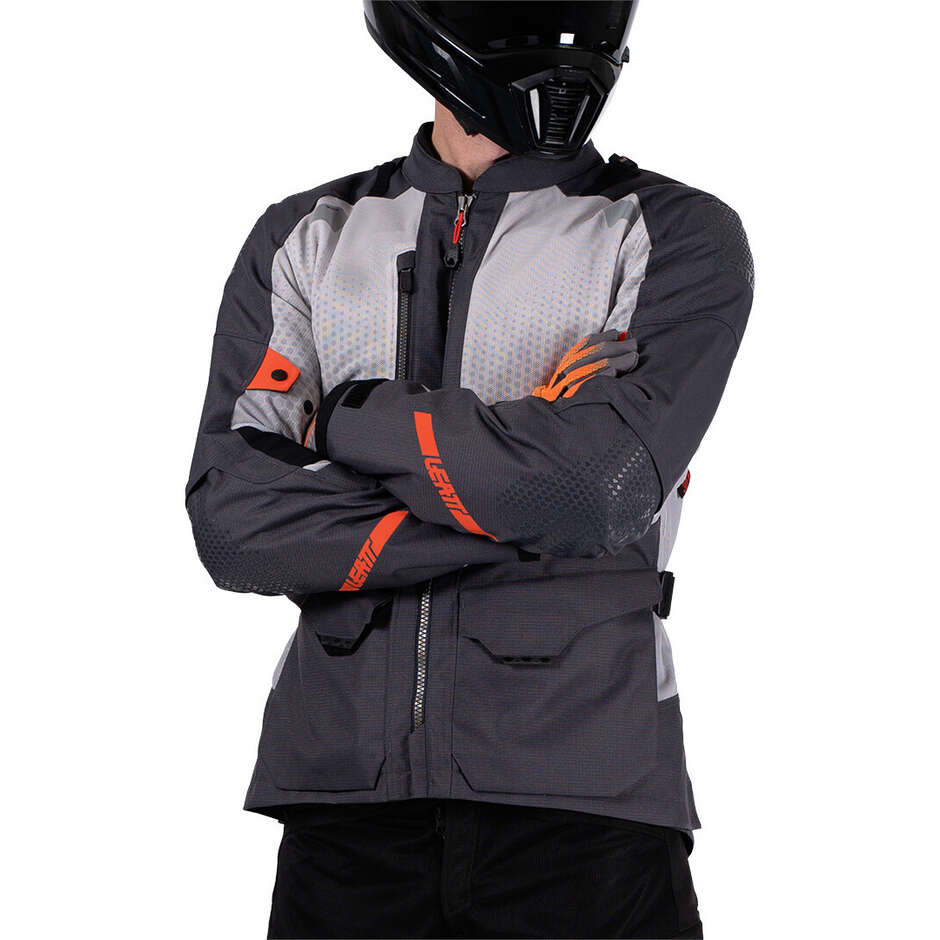Giacca Adventure Leatt JACKET ADV FLOWTOUR 5.5 Grigio