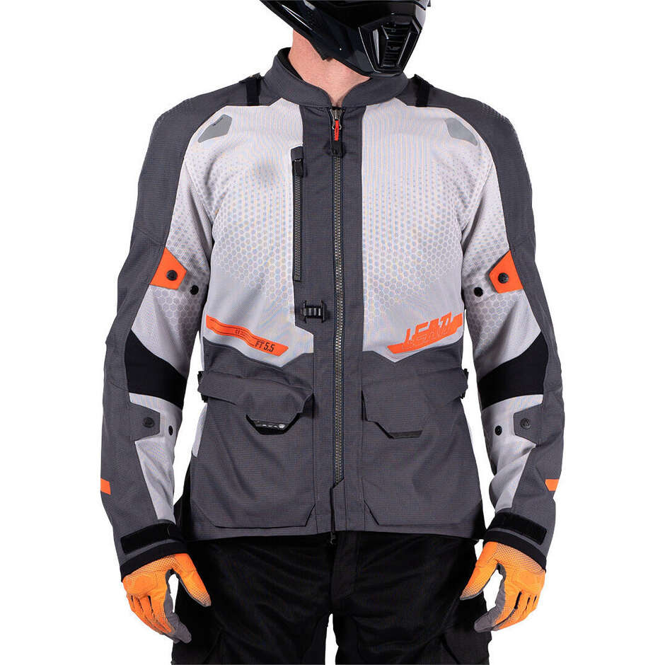 Giacca Adventure Leatt JACKET ADV FLOWTOUR 5.5 Grigio