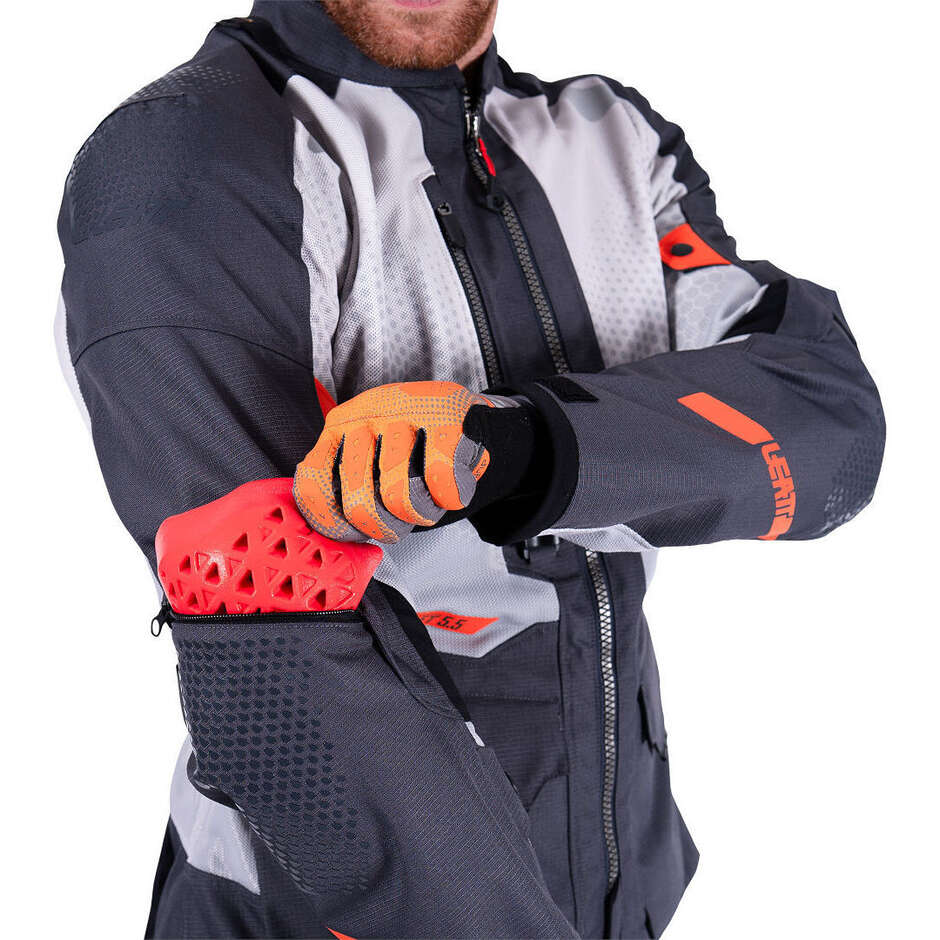 Giacca Adventure Leatt JACKET ADV FLOWTOUR 5.5 Grigio