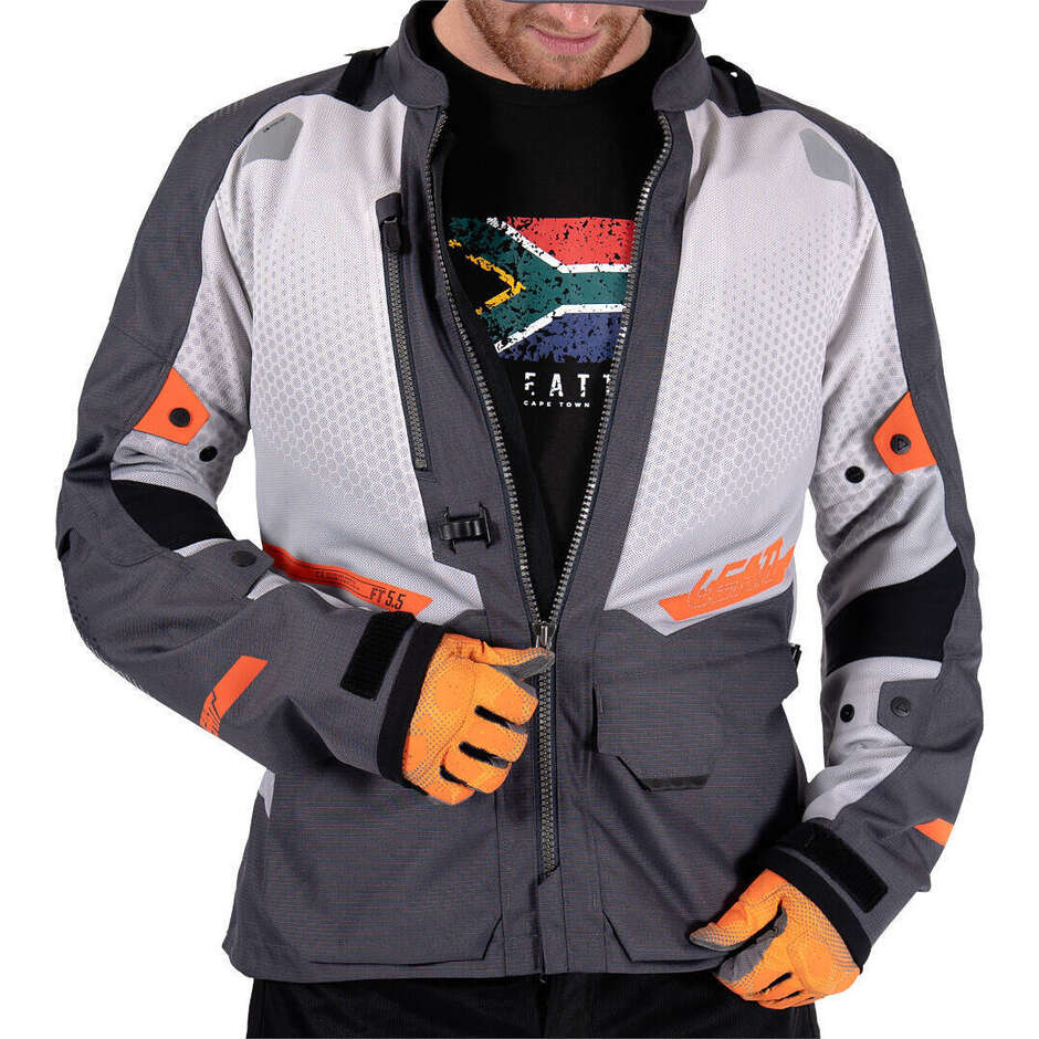 Giacca Adventure Leatt JACKET ADV FLOWTOUR 5.5 Grigio