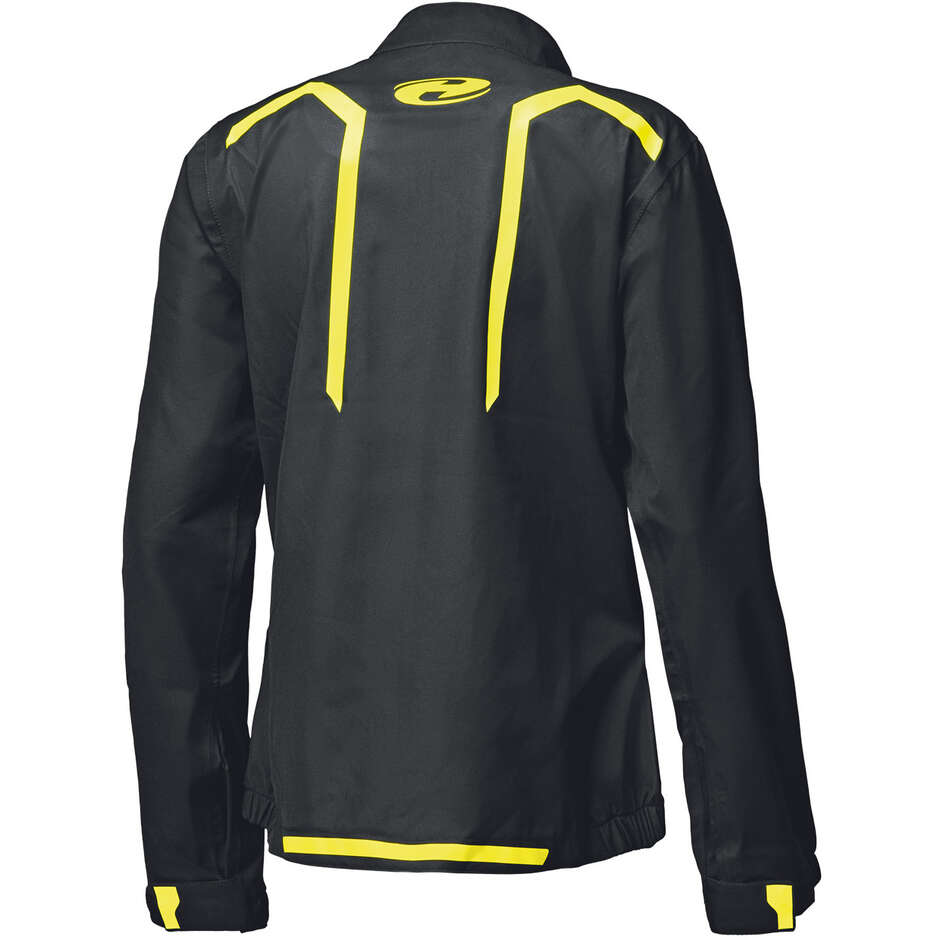 Giacca Antipioggia Moto Donna Held Rainstorm Top Nero Giallo Fluo