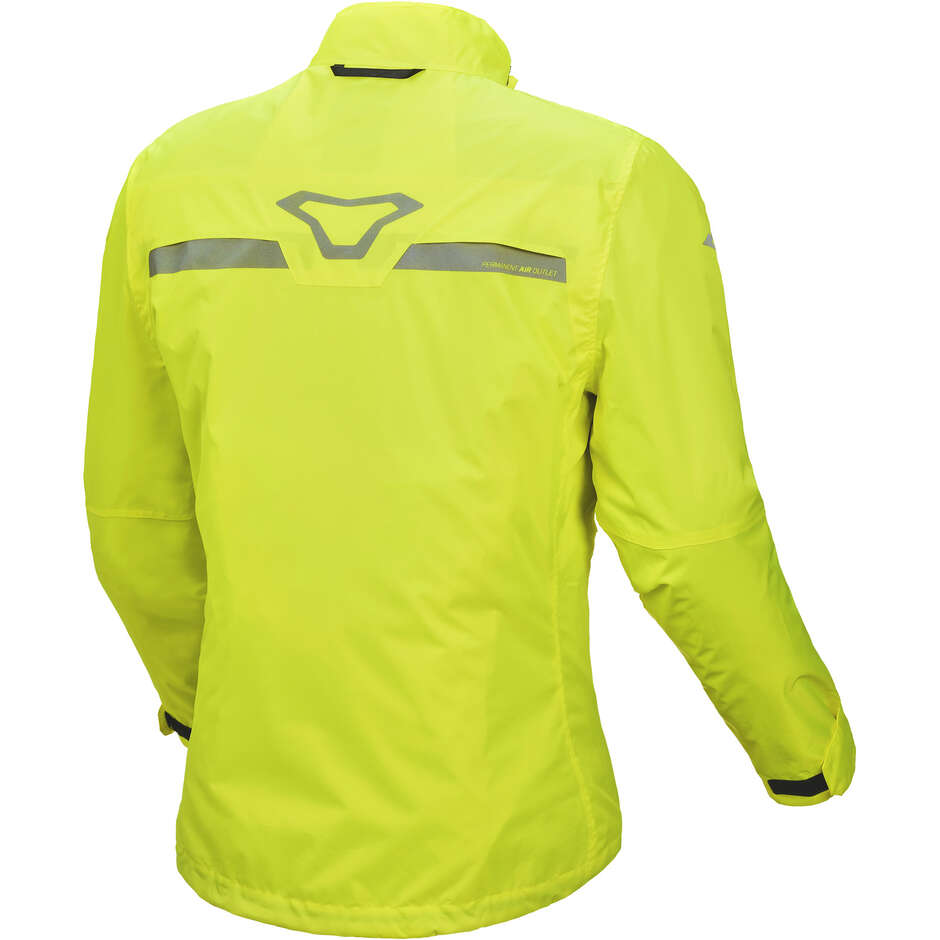 Giacca Antipioggia Moto Donna Macna Spray Fluo Giallo