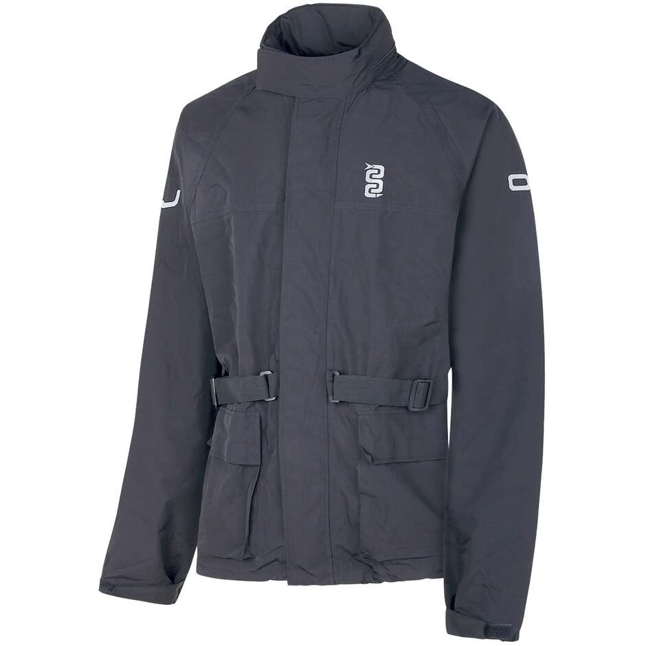 Giacca Antipioggia Moto Oj TOP SHELL Nero