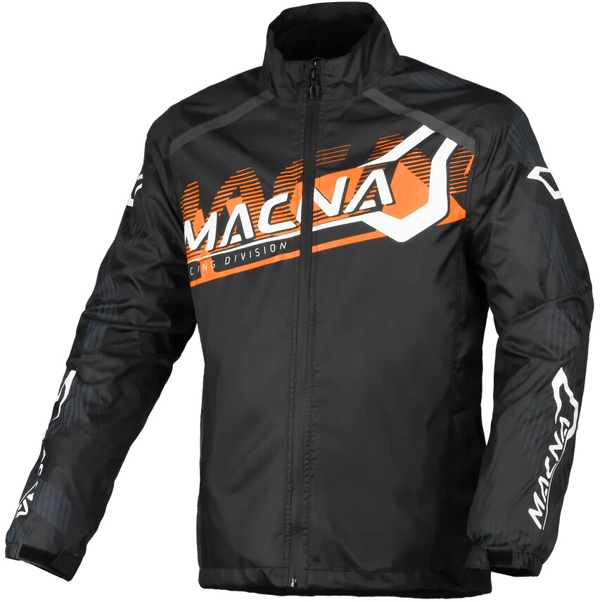 Giacca impermeabile , Rainossi Nero / Arancio taglia 3XL