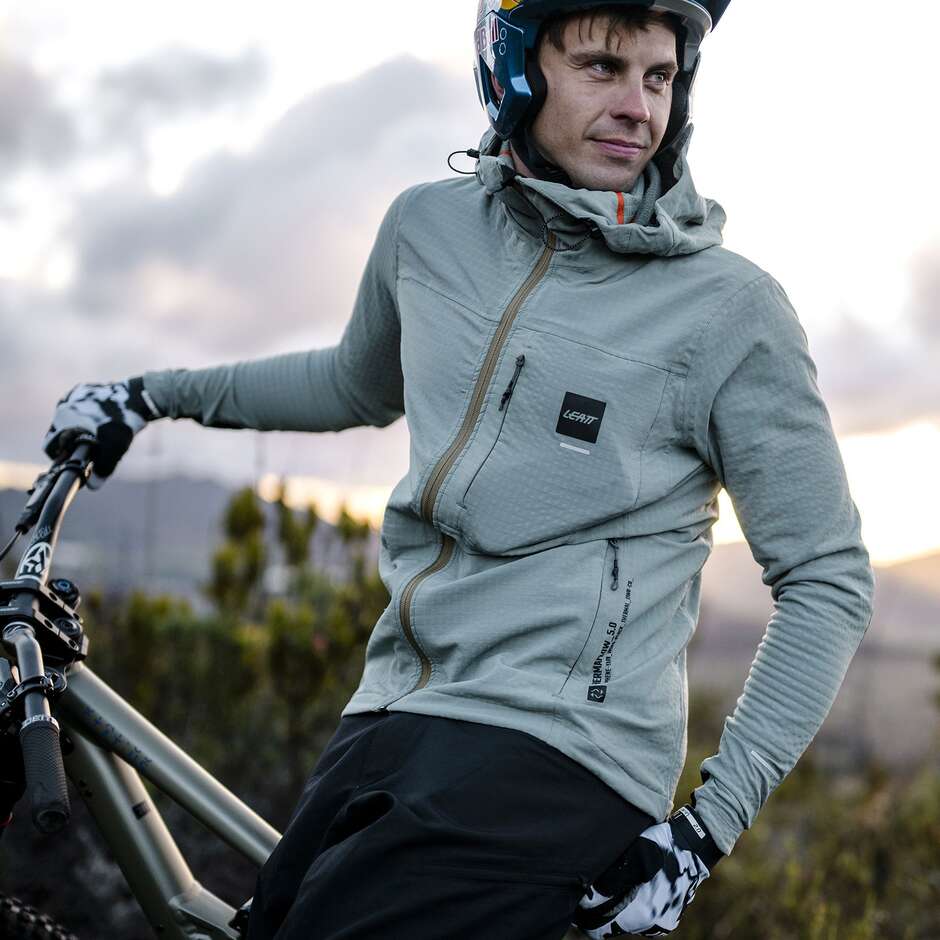 Giacca Leatt Termica Traspirante Mtb Thermaflow 5.0 Verde