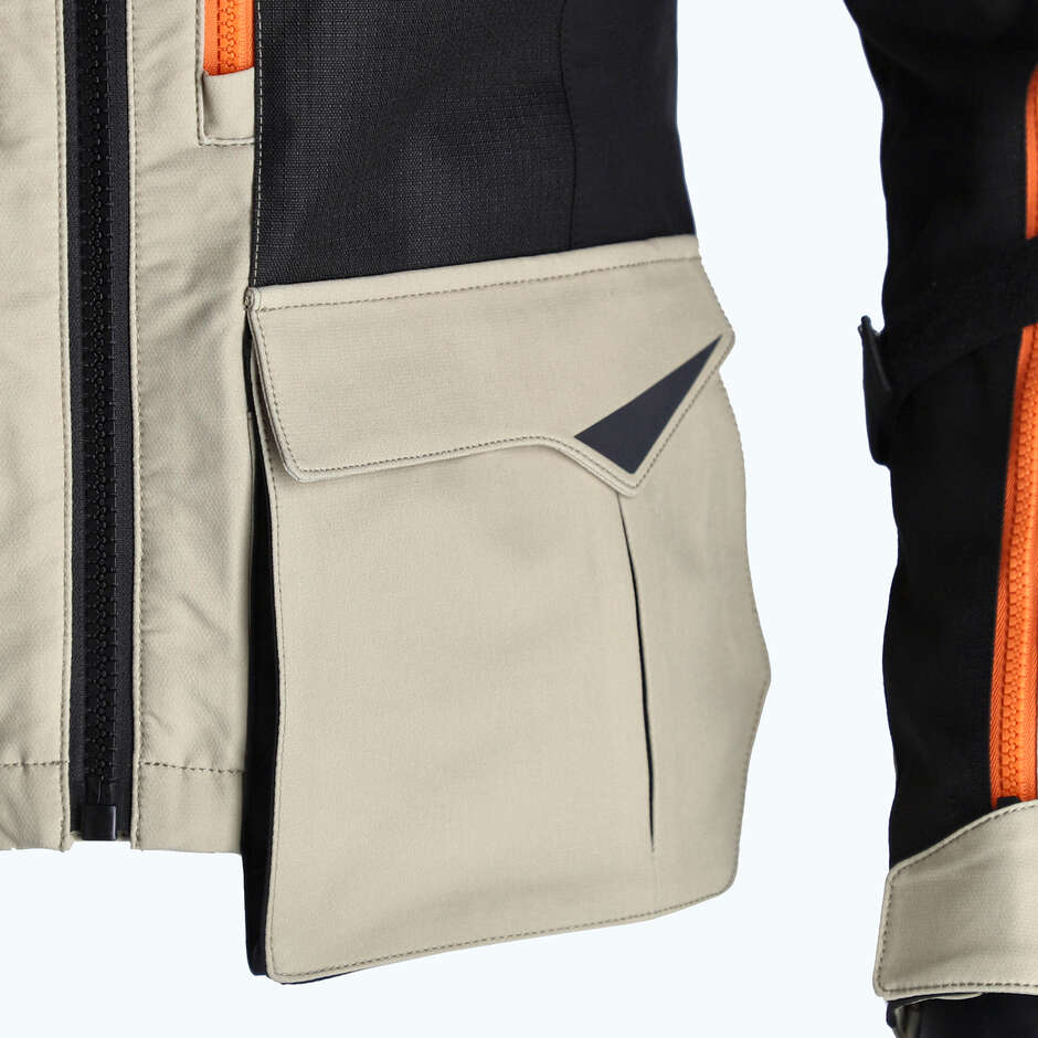 Giacca Moto Acerbis RALLY PRO Beige Nero