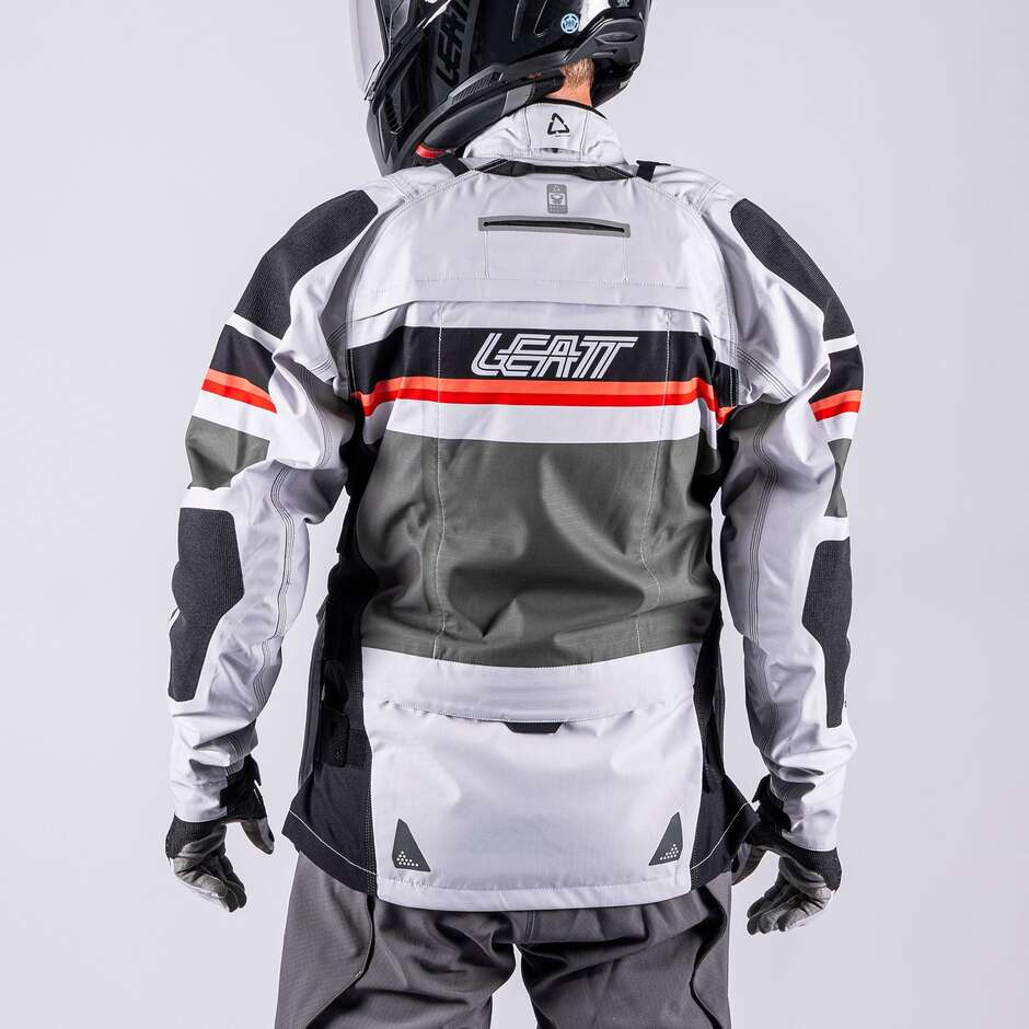 Giacca Moto ADV Rally 7.5 HydraDri Leatt Grigio