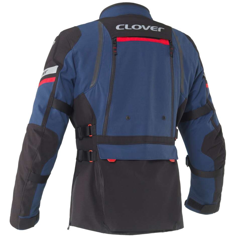 Giacca Moto Clover GTS 5 WP Navy Nero