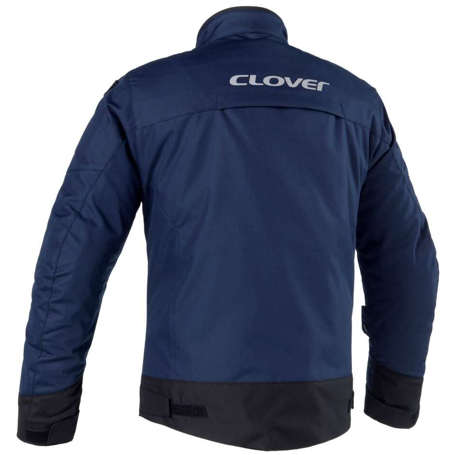 Giacca Moto Clover LOOPING Navy Nero