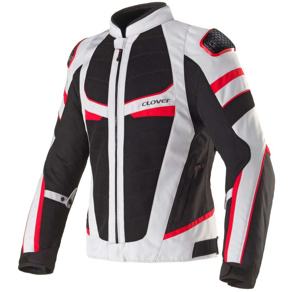 Giacca Moto RAINJET 3 WP Rosso Nero Bianco taglia L