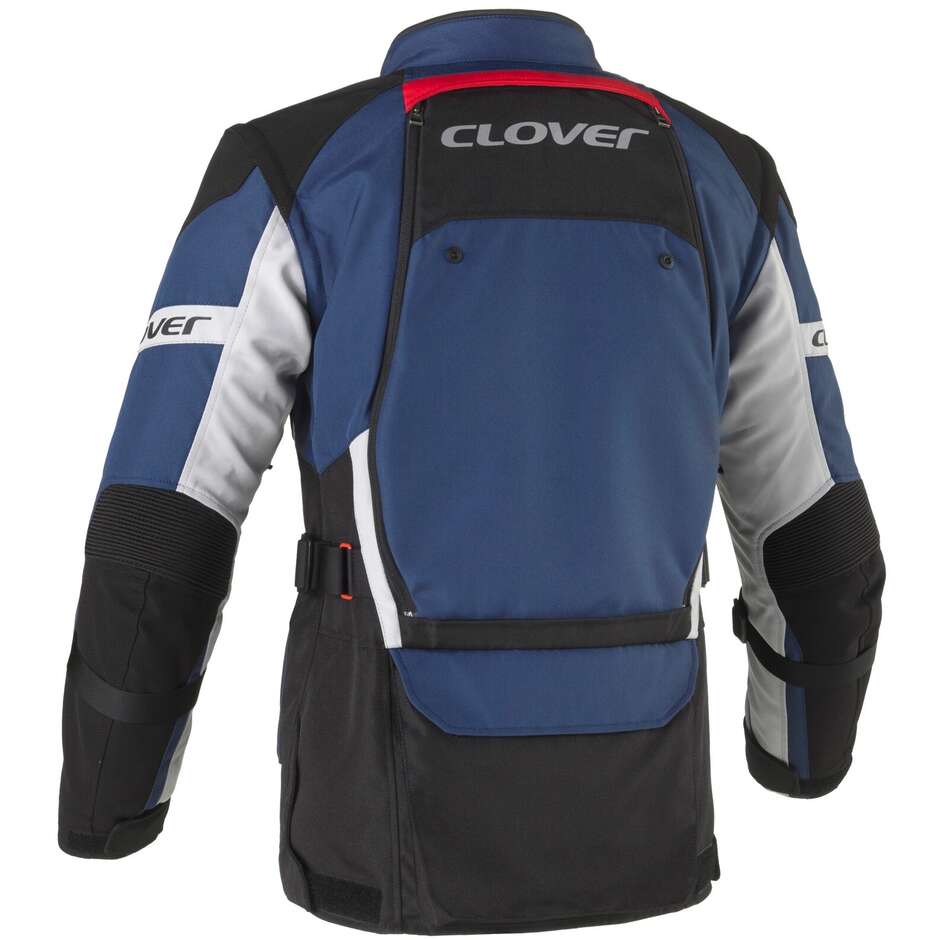 Giacca Moto Clover RALLY PRO WP Navy Nero