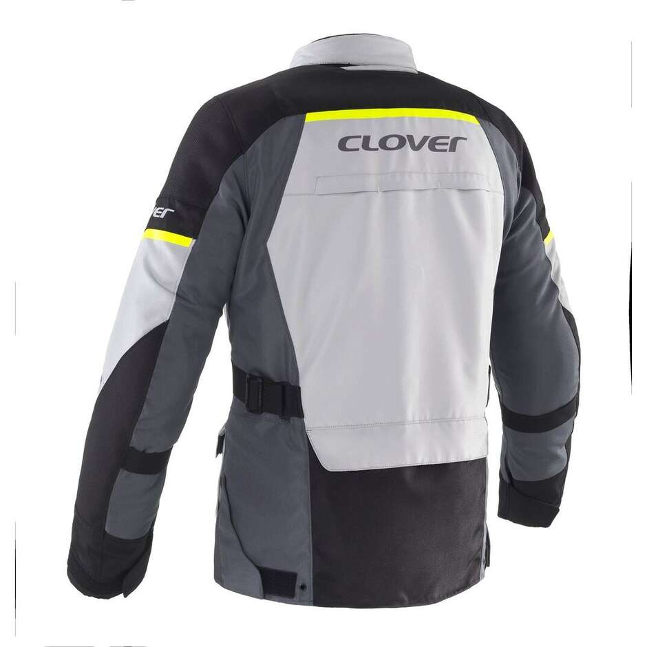 Giacca Moto Clover SCOUT 5 WP grigio giallo