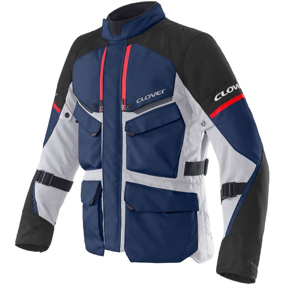 Giacca Moto Clover SCOUT 5 WP navy rosso