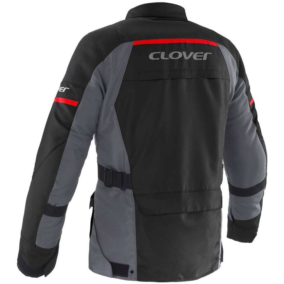 Giacca Moto Clover SCOUT 5 WP rosso nero