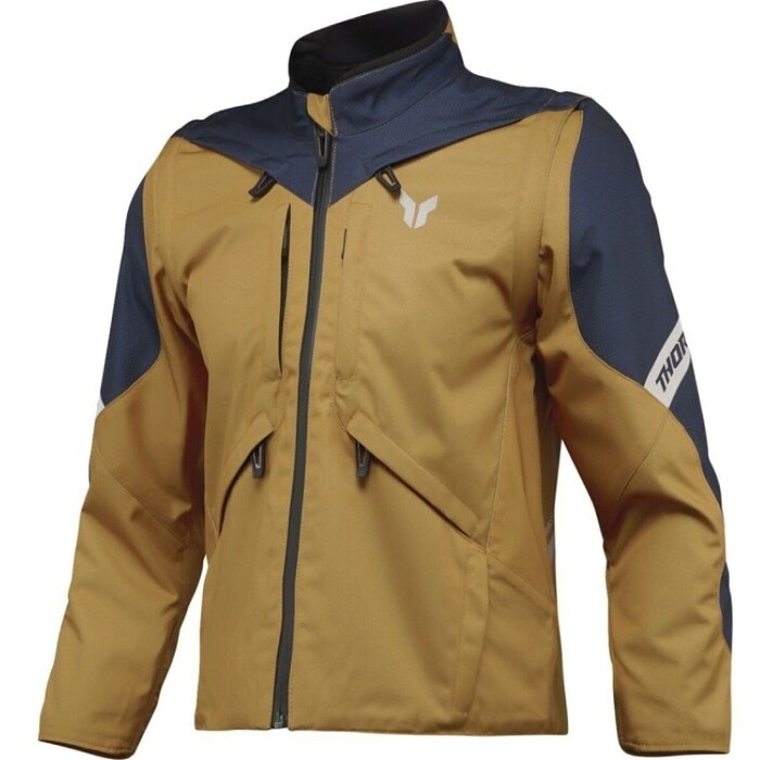 Giacca Moto Cross Enduro Jacket Terrain Marrone Blu taglia S