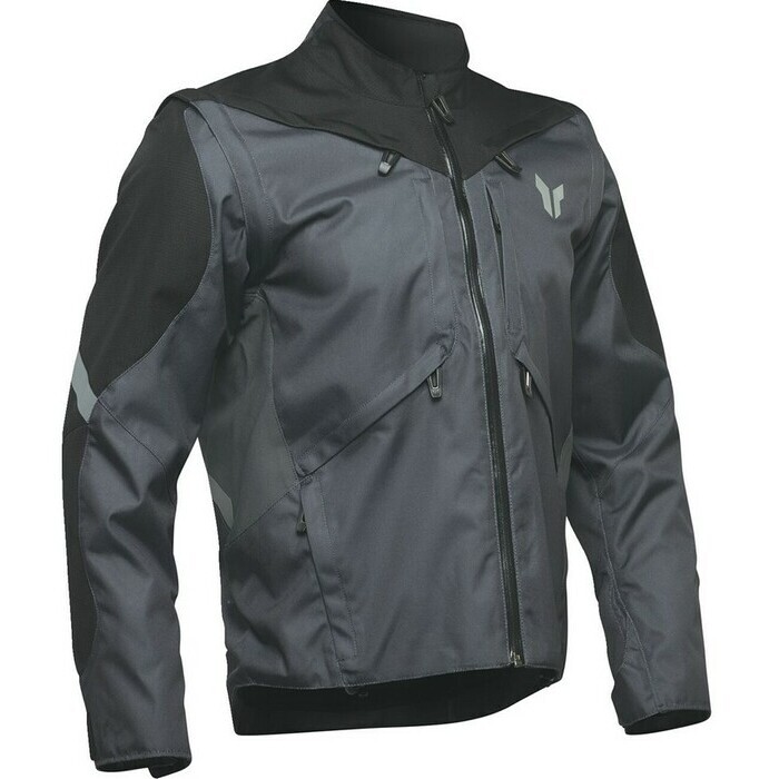 Giacca Moto Cross Enduro Jacket Terrain Nero Petrolio taglia 2XL