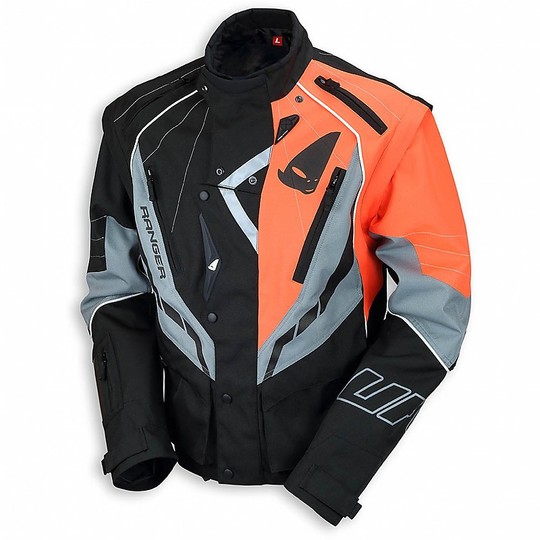 Giacca Moto Cross Enduro Ufo Jacket Nero Arancio