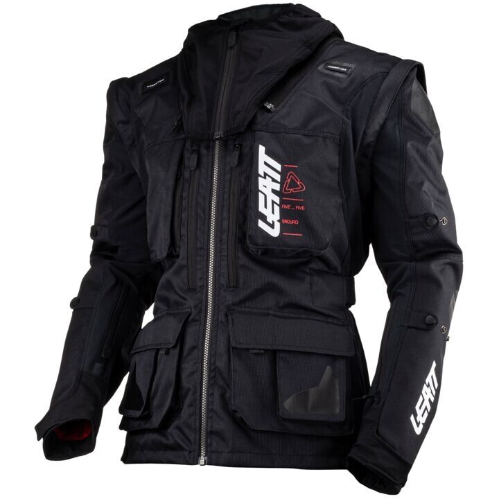 Giacca Moto Cross JACKET MOTO 5.5 ENDURO Nero taglia S