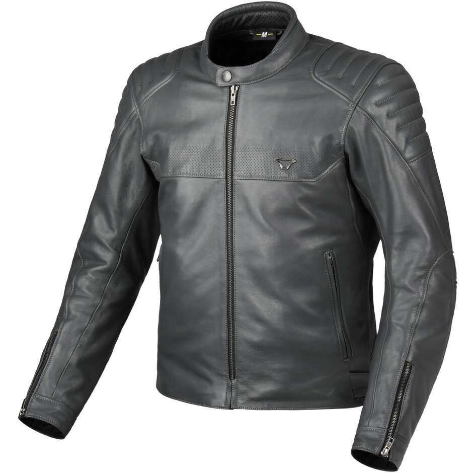 Giacca Moto Custom Macna Lance 2.0 Dark Grigio