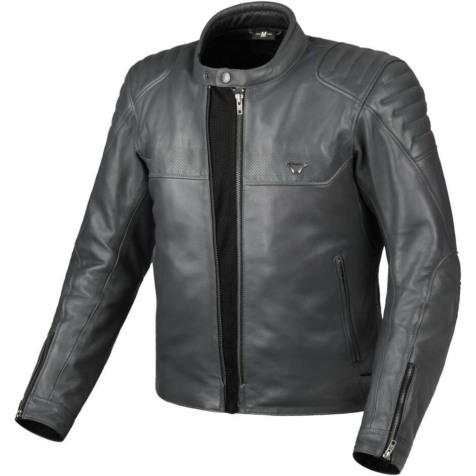 Giacca Moto Custom Macna Lance 2.0 Dark Grigio