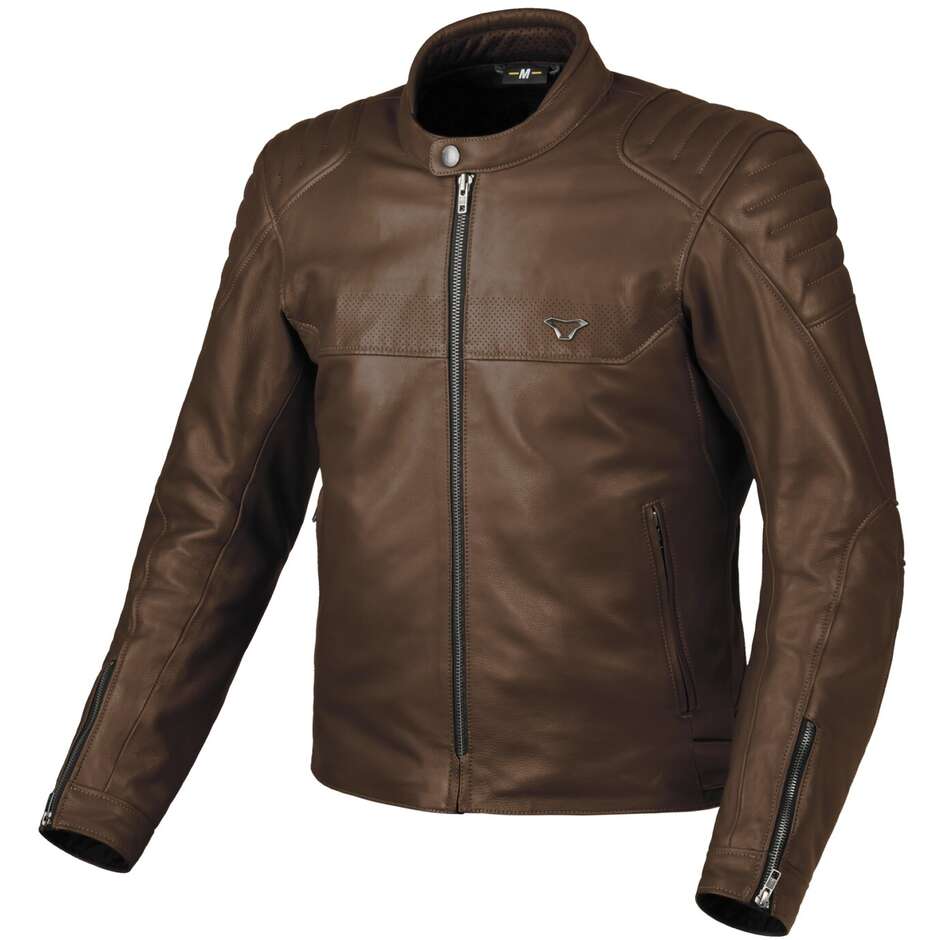 Giacca Moto Custom  Macna Lance 2.0 Marrone