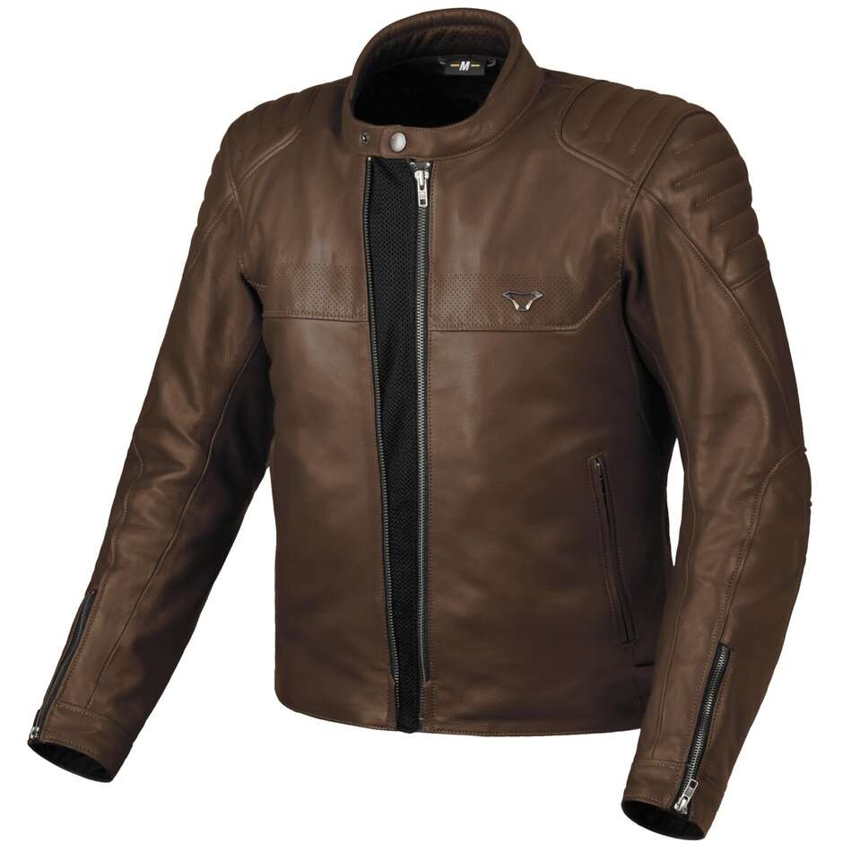 Giacca Moto Custom  Macna Lance 2.0 Marrone