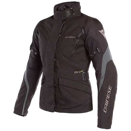 Giacca Moto da Donna In Tessuto D-Dry Dainese TEMPEST 2 LADY D-DRY Nero Ebony