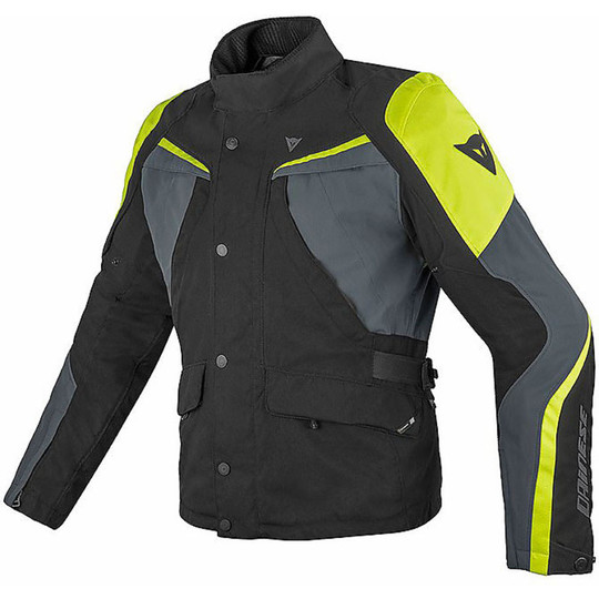 Giacca Moto Dainese Ice Evo Gore-Tex Nero/Antracite/Giallo
