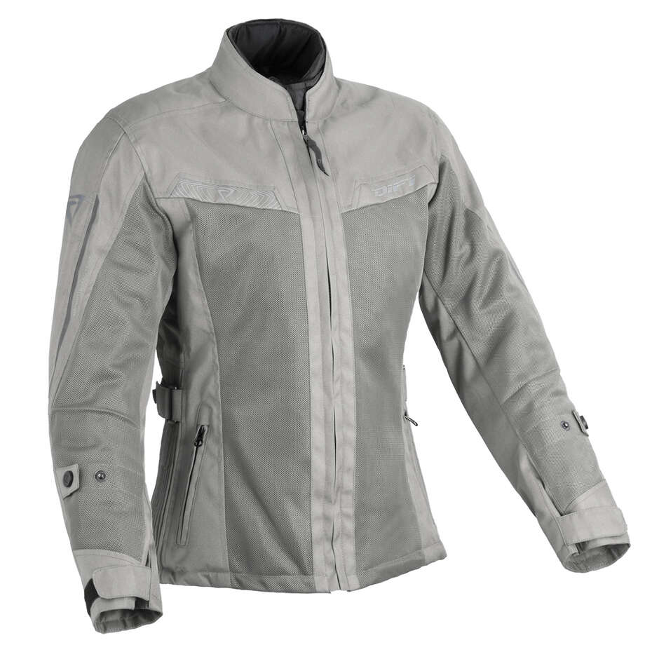 Giacca Moto DIFI Joni Aerotex Grigio chiaro