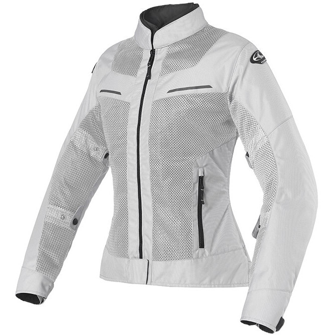 Giacca Moto Donna AIRTEK LADY WP Nero Grigio taglia S