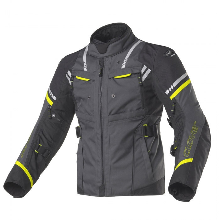 Giacca Moto Donna HYPERBLADE WP LADY Giallo Grigio Sc taglia XL