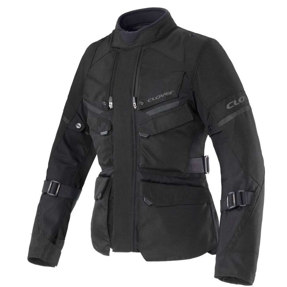 Giacca Moto Donna Clover SCOUT 5 LADY WP  nero