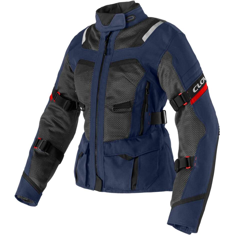 Giacca Moto Donna VENTOURING 4 LADY WP Navy Nero taglia XL