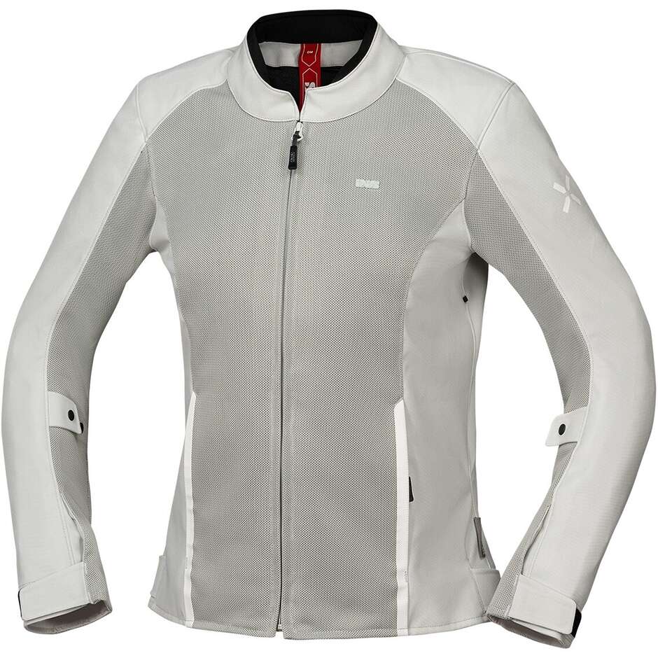 Giacca Moto Donna Estiva Oxy-Air Grigio Chiaro taglia L