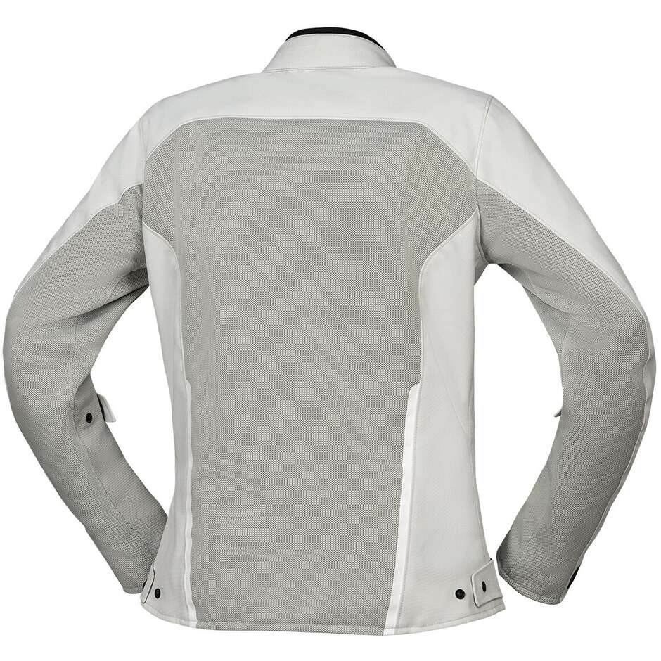 Giacca Moto Donna Estiva Ixs Oxy-Air Grigio Chiaro