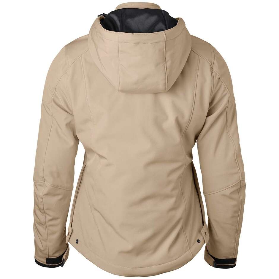 Giacca Moto Donna GMS Softshell Falcon Neo WP Lady Beige