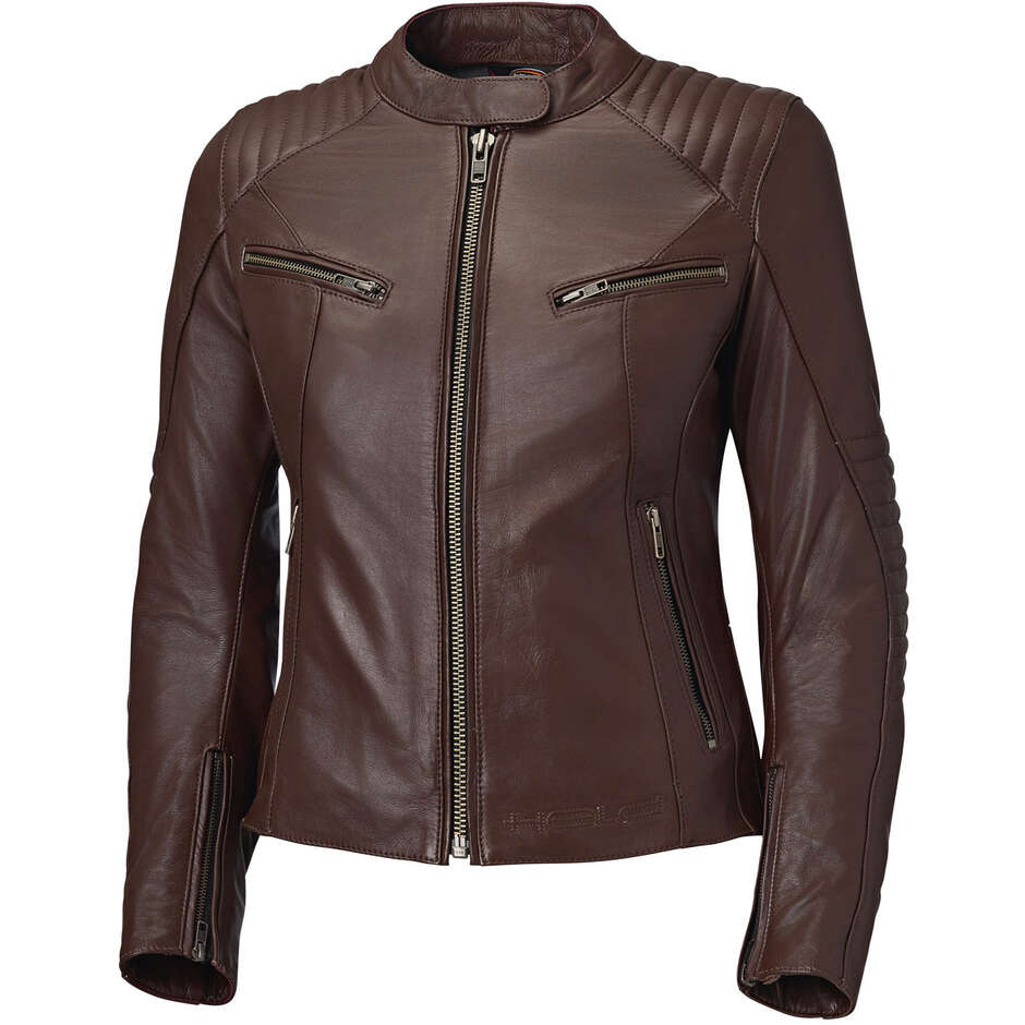 Giacca Moto Donna Robin Marrone taglia 46