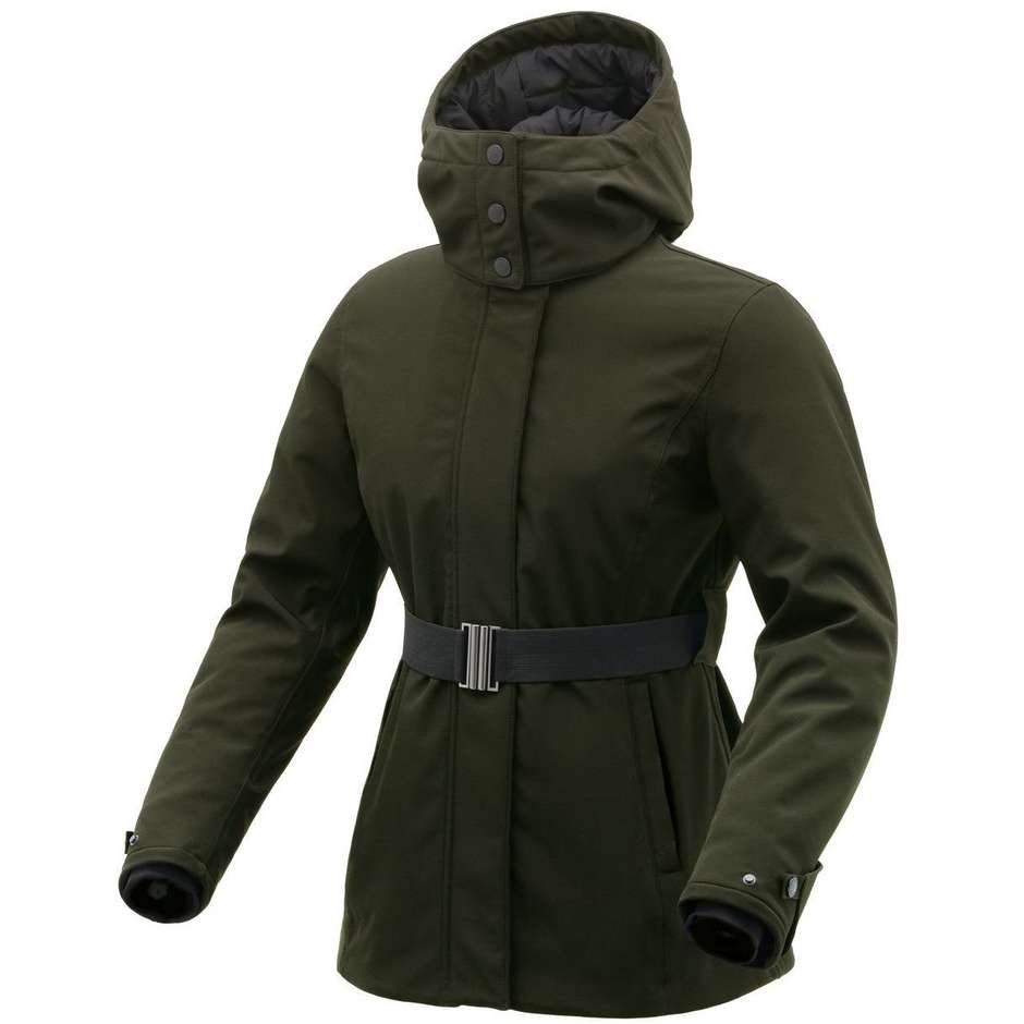 Giacca Moto Donna In Tessuto Laminato 8231wf41 taglia 48